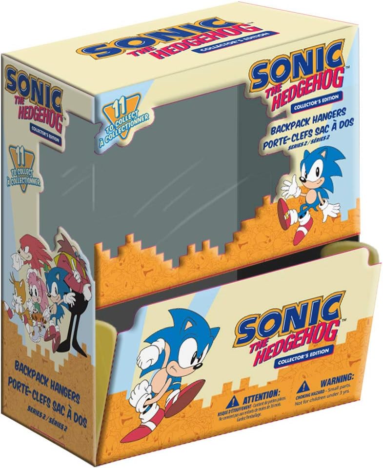 Chaveiros Sonic Backpack Hangers Série 1 (Display 16un.)